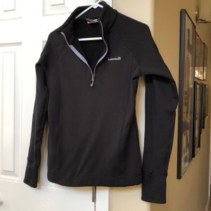Quarter Zip Black Avalanche Pullover